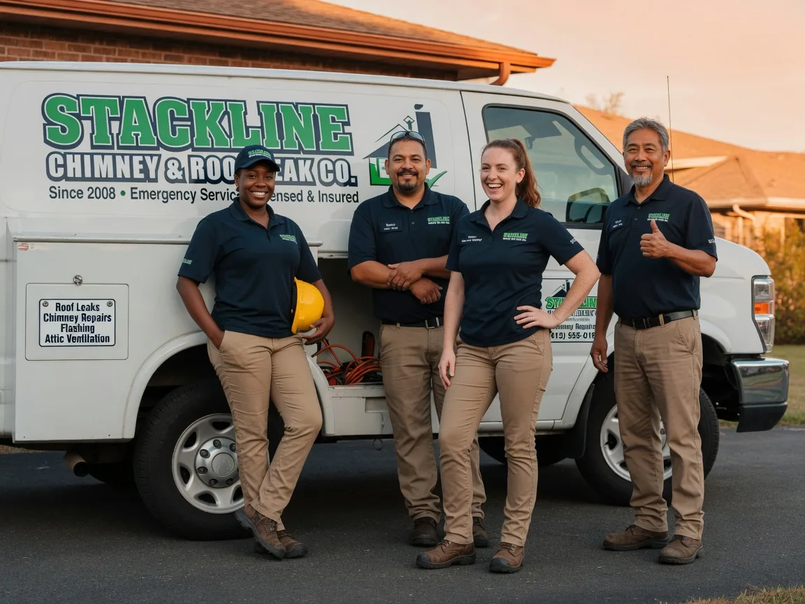 Chimney flashing repair company in Woodward, OK